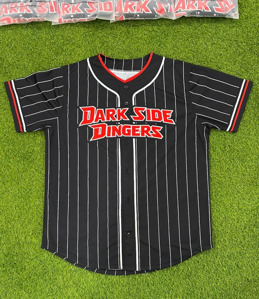Darkside Dingers custom baseball uniforms