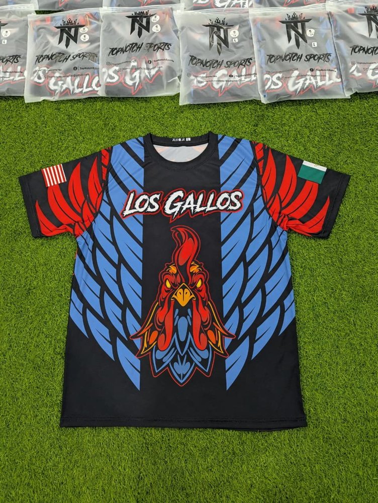 Los Gallos custom baseball uniforms